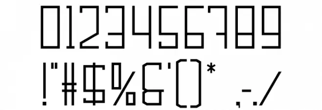 Alambre Thin Font OTHER CHARS