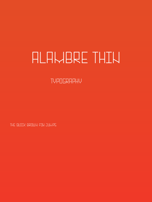 Alambre Thin Poster