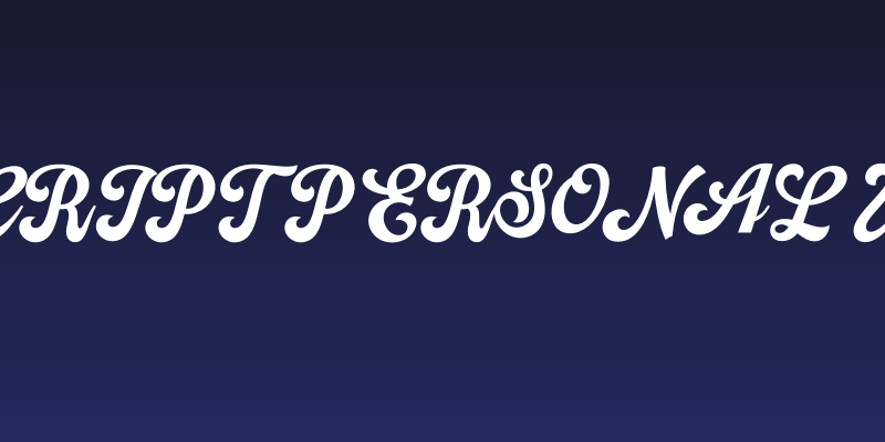 Alameda Script PERSONAL USE Regular Social Header