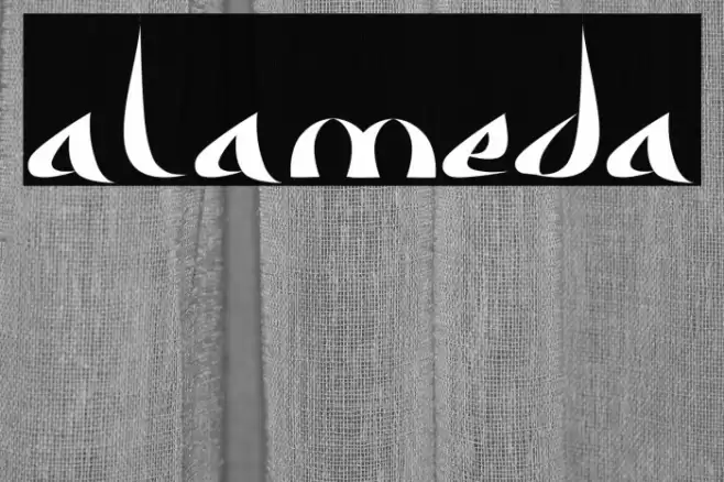 Alameda Font examples