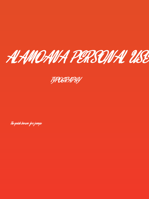 Alamoana Personal Use Regular Poster