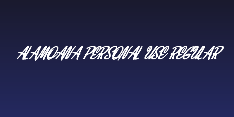 Alamoana Personal Use Regular Social Header