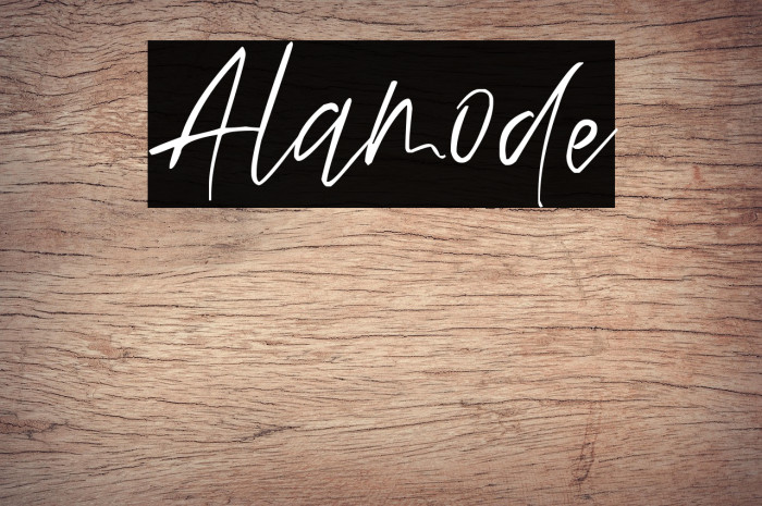 Alamode Example 1