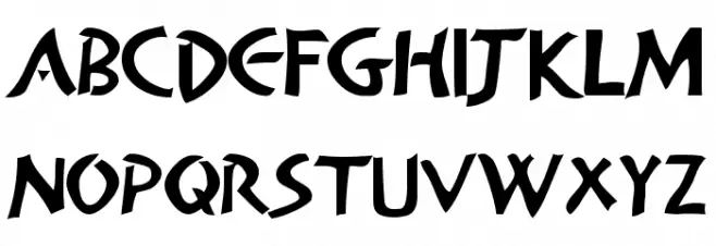 Alan Den Font UPPERCASE