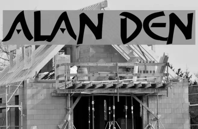 Alan Den Font examples