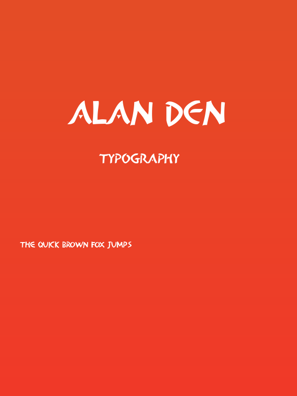 Alan Den Poster