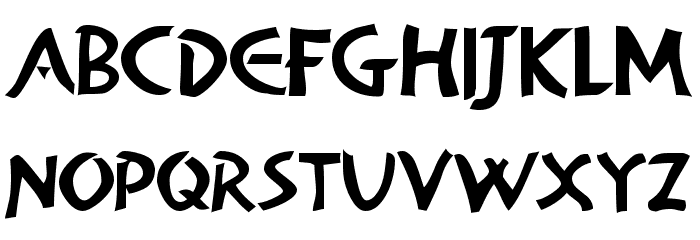 Alan Den Font LOWERCASE