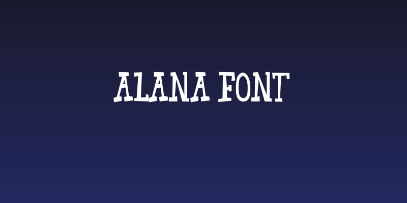 Alan-Font Social Header