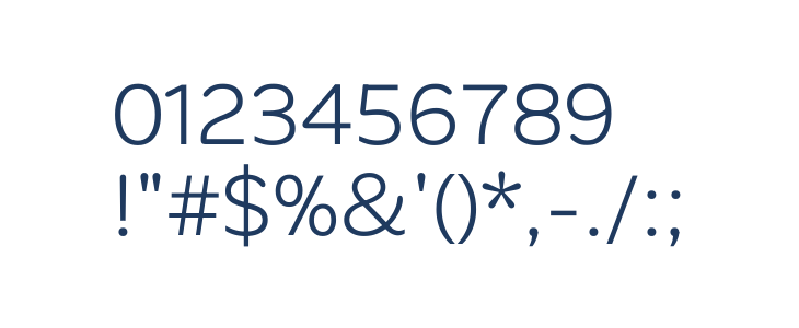 Alan Sans Light Other Characters