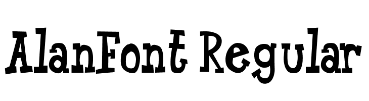 AlanFont-Regular Font