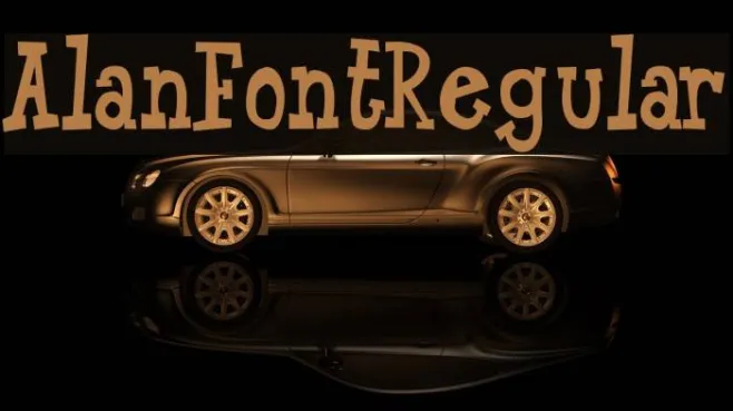 AlanFont-Regular Example 1