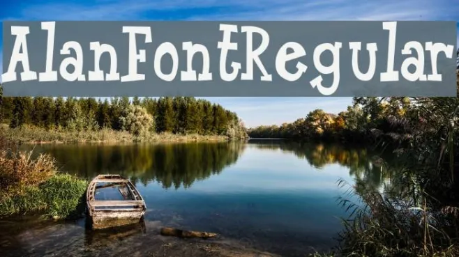 AlanFont-Regular Example 3