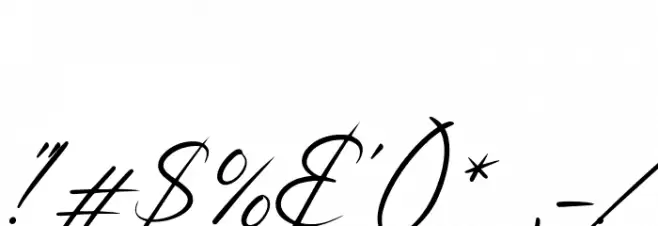 Alander-Regular Font OTHER CHARS