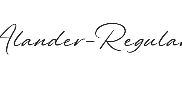 Alander-Regular Logo
