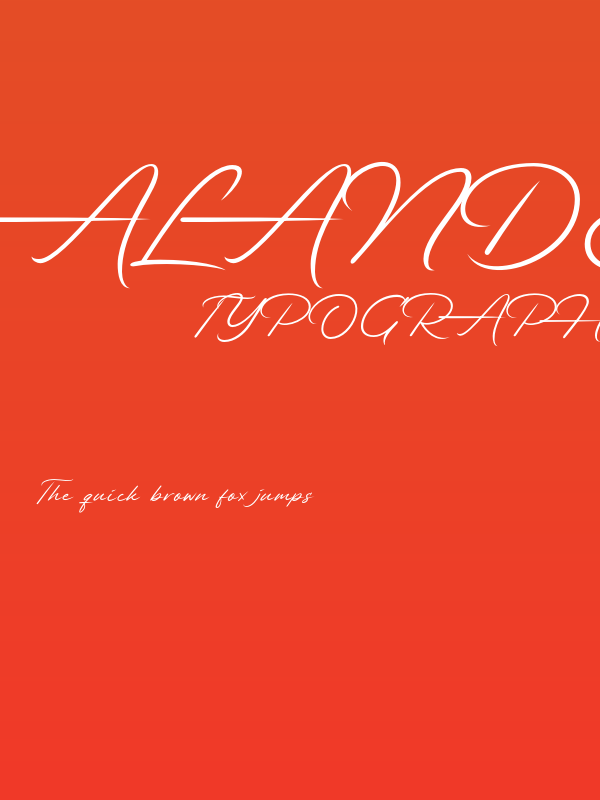 Alander-Regular Poster