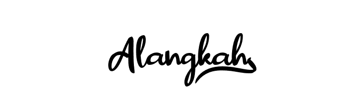 Alangkah_  नि: शुल्क फ़ॉन्ट्स डाउनलोड
