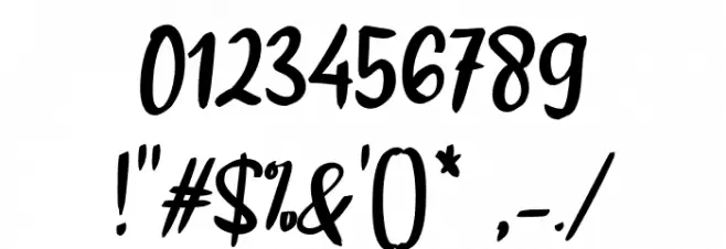 Alangkah_ Font OTHER CHARS