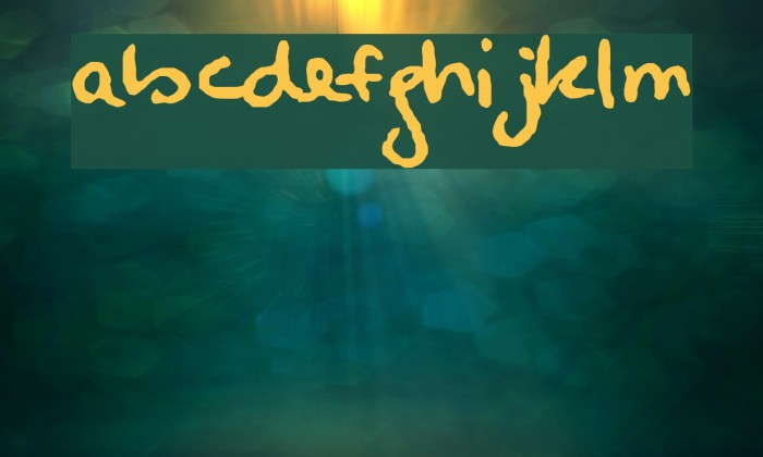 Alanis Hand Font examples