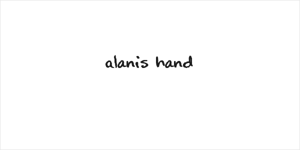 Alanis Hand Logo