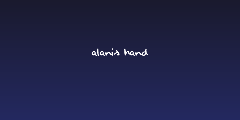 Alanis Hand Social Header