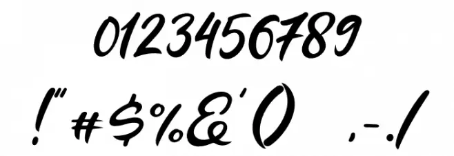 Alansky Font OTHER CHARS