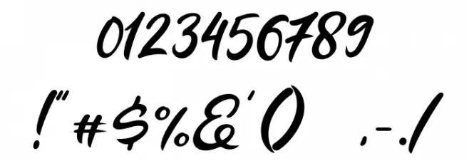 Alansky Font OTHER CHARS