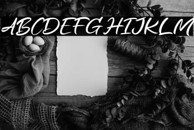 Alansky Font examples