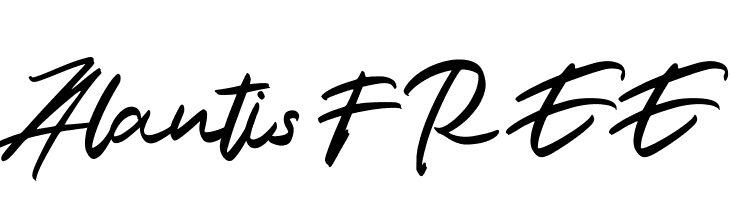 Alantis FREE  免费字体下载