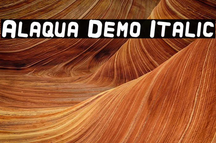 Alaqua Demo Italic Example 1