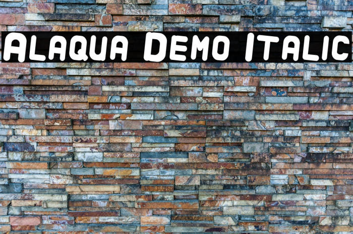 Alaqua Demo Italic Example 2