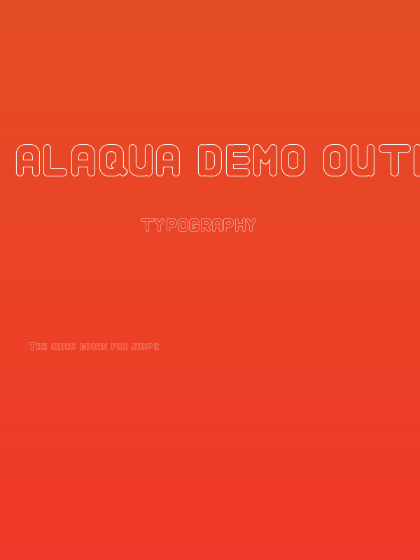 Alaqua Demo Outline Poster