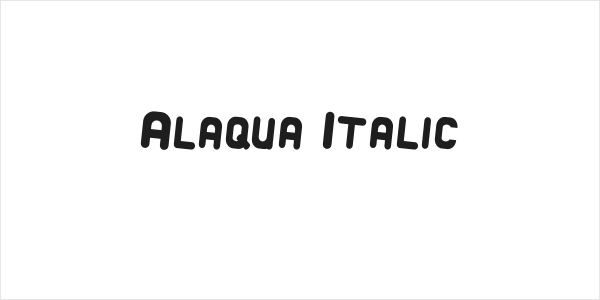 Alaqua Italic Logo