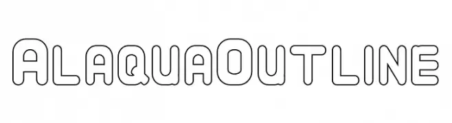 Alaqua Outline  Fuentes Gratis Descargar