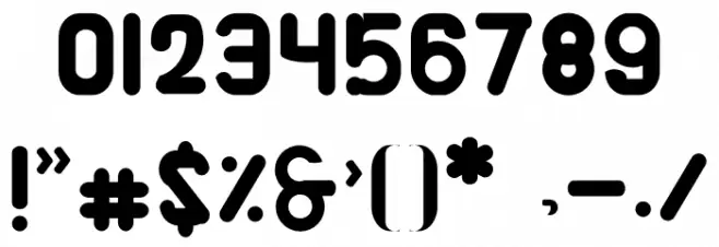 Alaqua Font Alte caractere