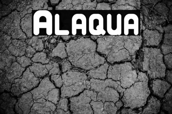 Alaqua Font examples