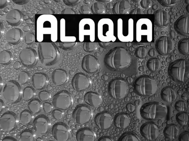 Alaqua Font examples