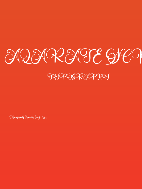 Alarate Script Personal Use Poster