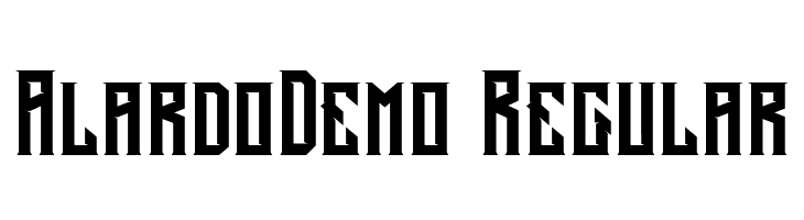 AlardoDemo-Regular  baixar fontes gratis