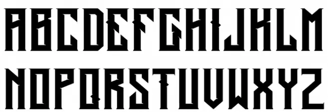 AlardoDemo-Regular Caratteri MINUSCOLO