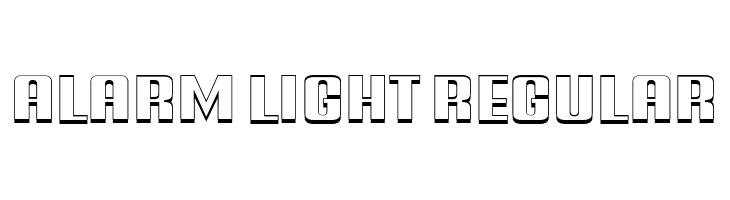 Alarm Light Regular  Fuentes Gratis Descargar