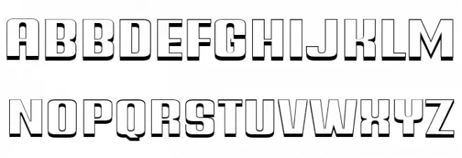 Alarm Light Regular Schriftart Groß