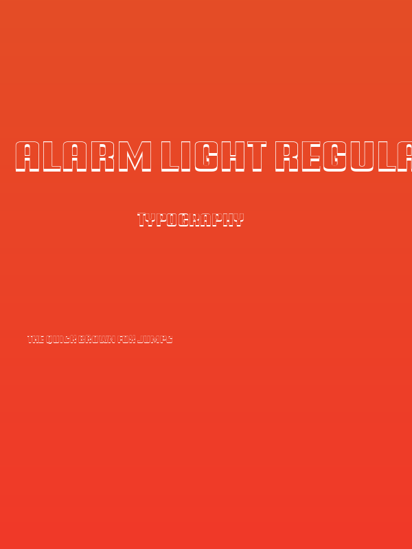 Alarm Light Regular Poster