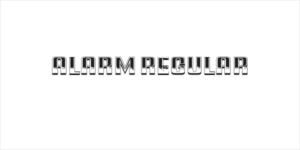 Alarm Regular Logo