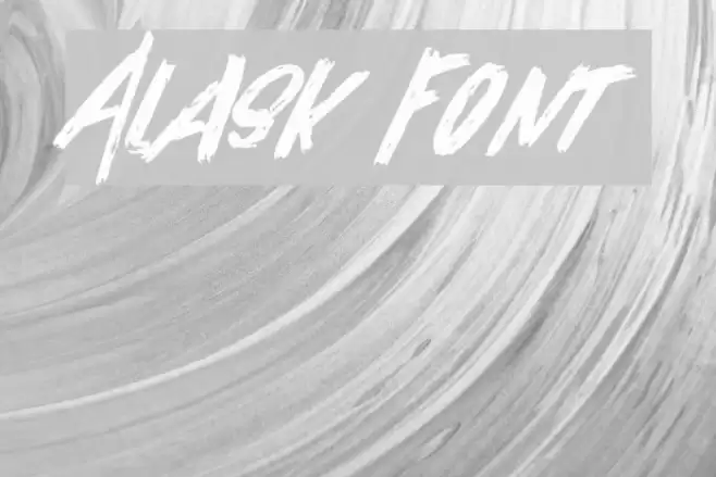 Alask Font examples