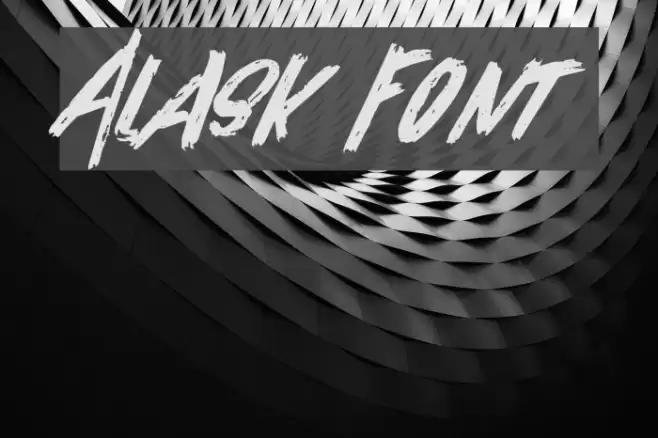 Alask Font examples