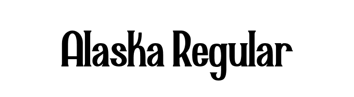 Alaska Regular  नि: शुल्क फ़ॉन्ट्स डाउनलोड