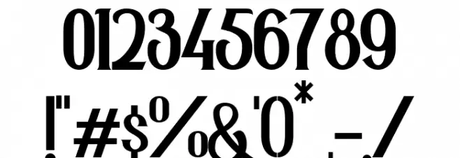 Alaska Regular Font OTHER CHARS