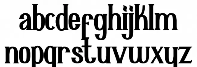 Alaska Regular Font LOWERCASE