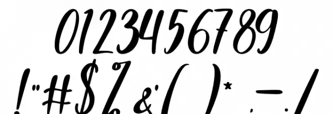 Alaska Font OTHER CHARS