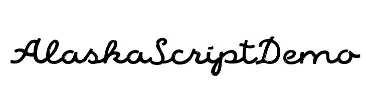 AlaskaScriptDemo Font